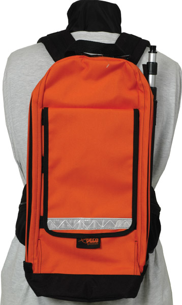 Large GIS Backpack with Cam-Lock Antenna Pole - SECO Manufacturing