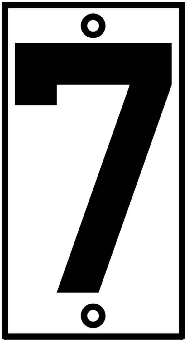 Stream Gauges Plate Numbers - 7